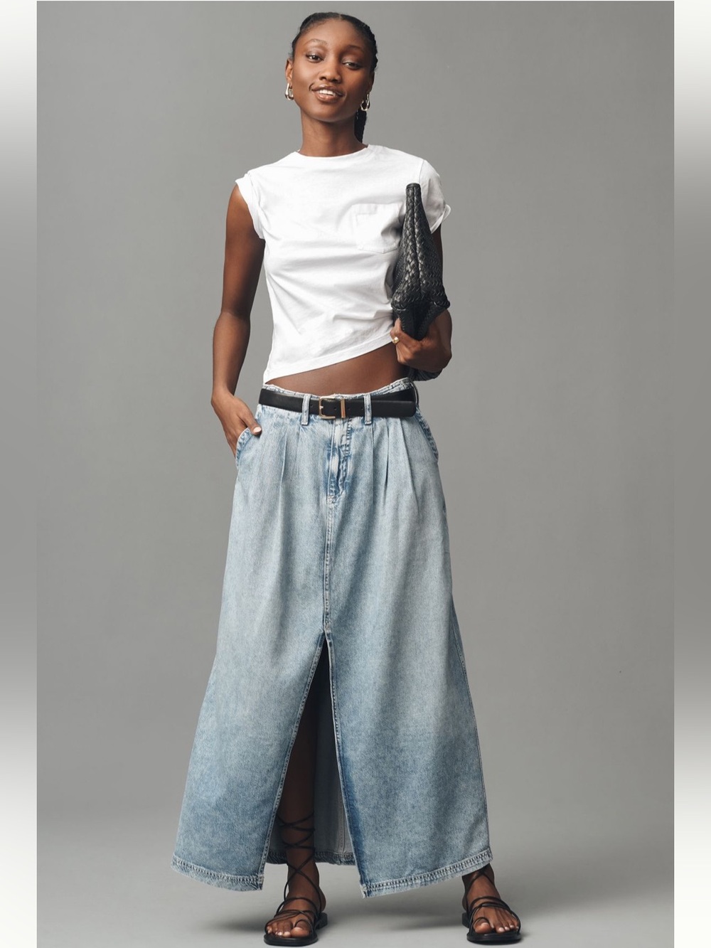 Pilcro Slouchy Trouser Maxi Skirt,  8P